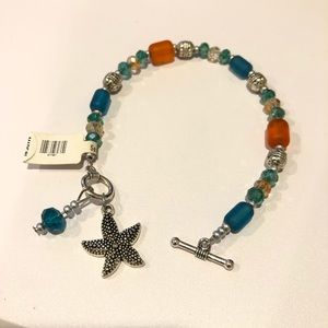 Glass crystal bracelet